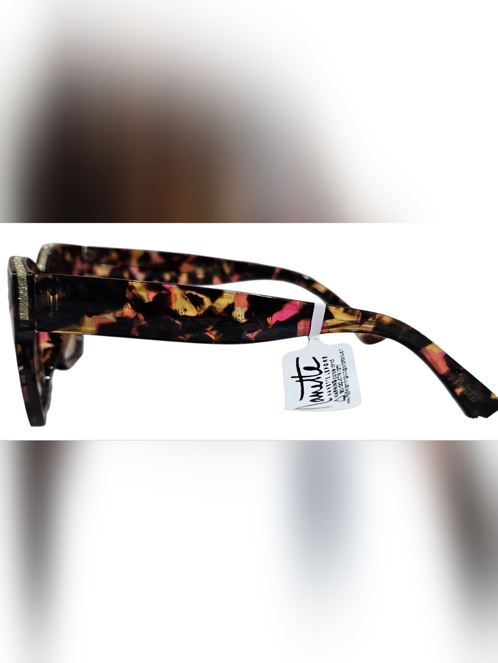 Nanette Lepore Women's Tortoiseshell Sunglasses - Brown Gradient Lenses, New - Picture 4 of 8